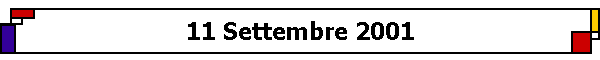 11 Settembre 2001
