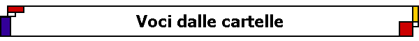 Voci dalle cartelle